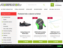 Tablet Screenshot of florbalstore.cz